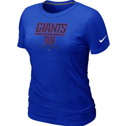 Nike New York Giants Women's Critical Victory NFL T-Shirt - Blue